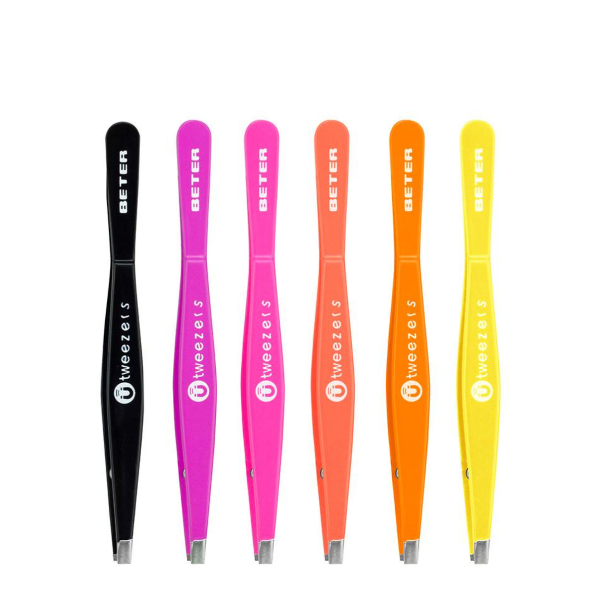 Beter Pinzette Magnetiche Punta Dritta U Tweezers | Sistema Brevettato Controllo Pressione | Vari Colori  