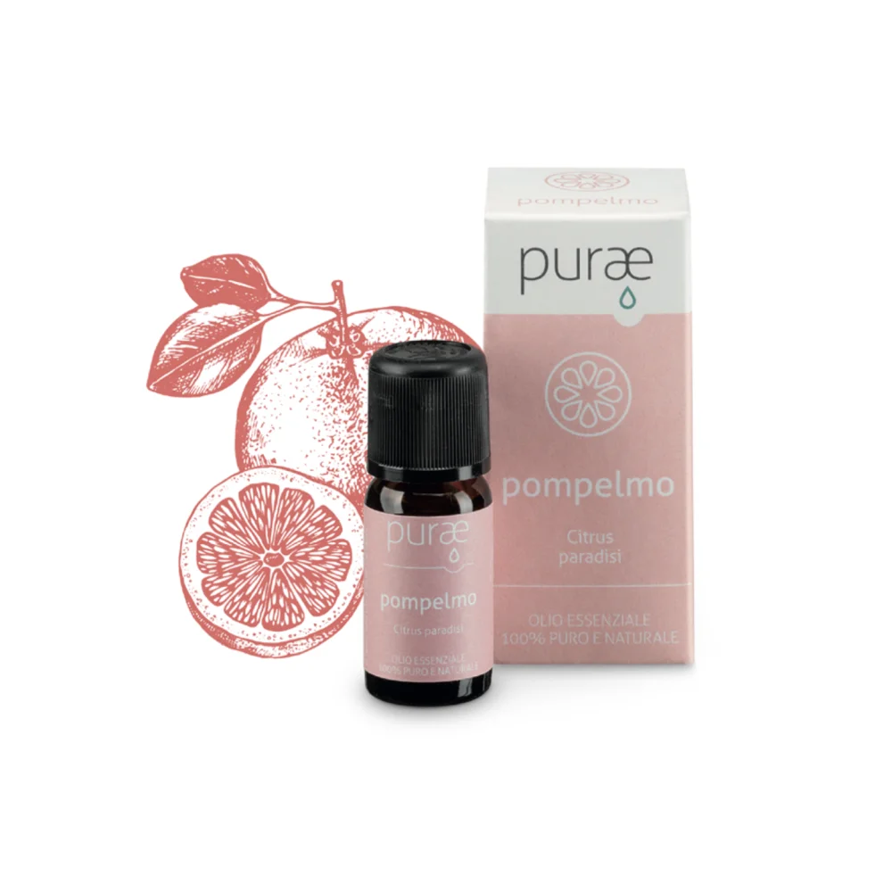 Purae Pompelmo | Olio Essenziale Bio Energizzante | 10ml  