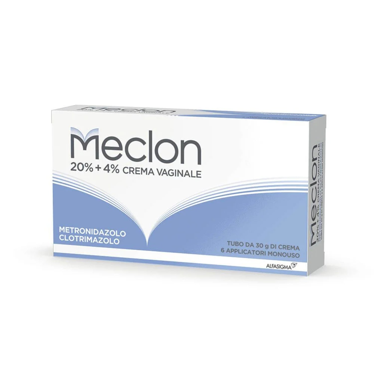 Meclon | Crema Vaginale Antimicotica | 30 g + 6 Applicatori