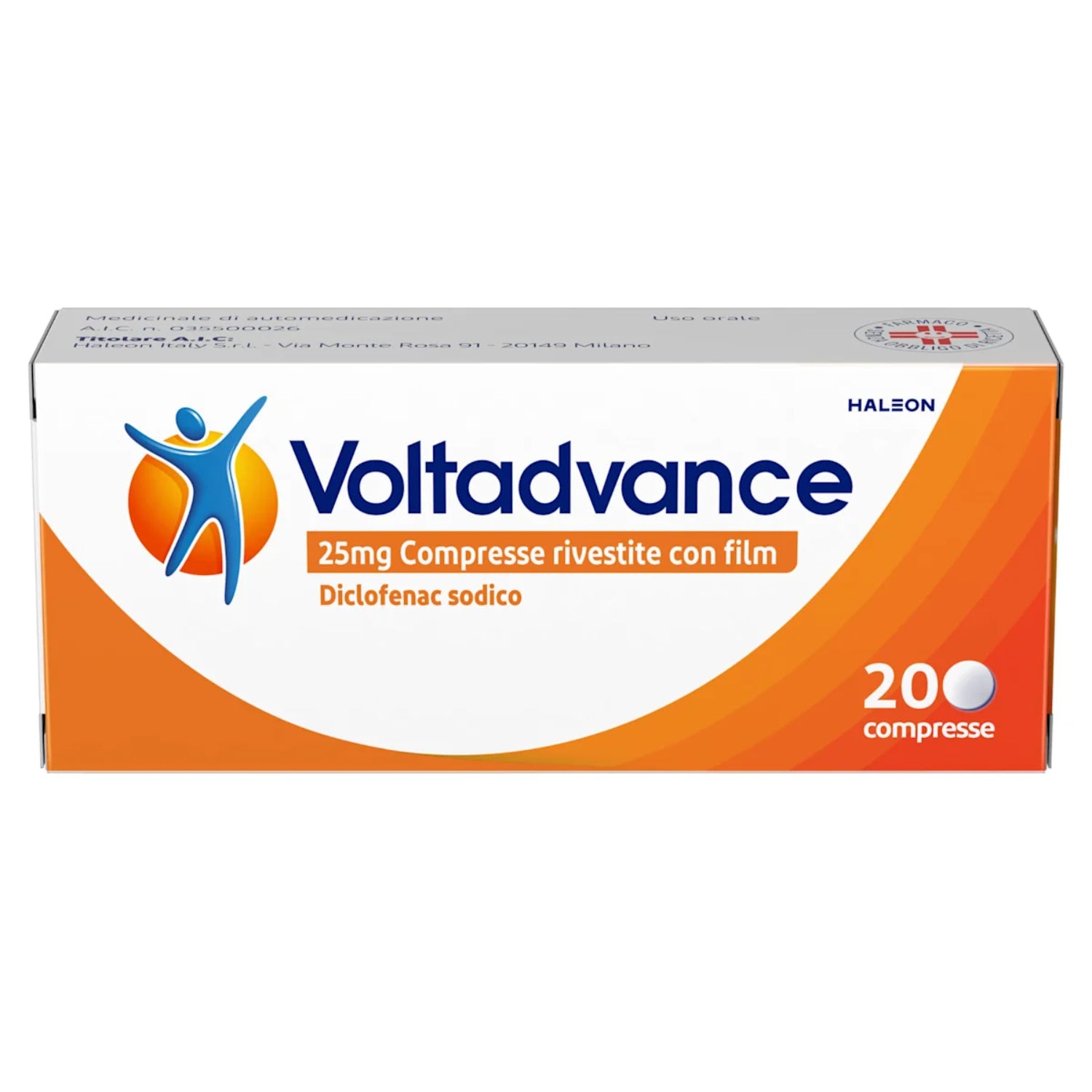 Voltadvance 25 mg | Antinfiammatorio Diclofenac | 20 Compresse
