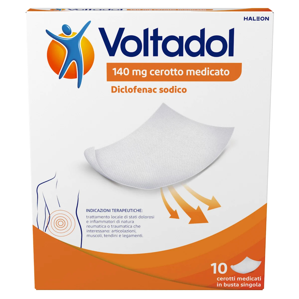 Voltadol | Cerotti Medicati Antinfiammatori Diclofenac | 10 Cerotti  