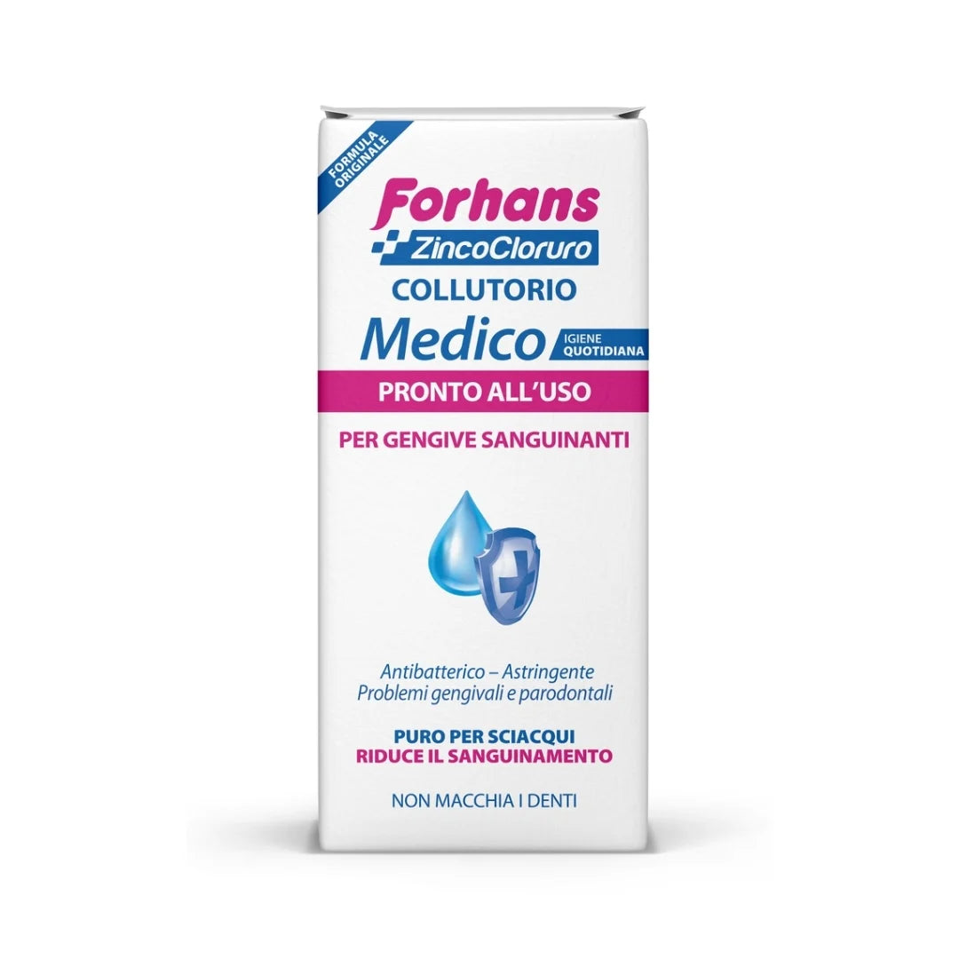 Forhans Medico | Collutorio Antisettico Zinco Cloruro | 250 ml