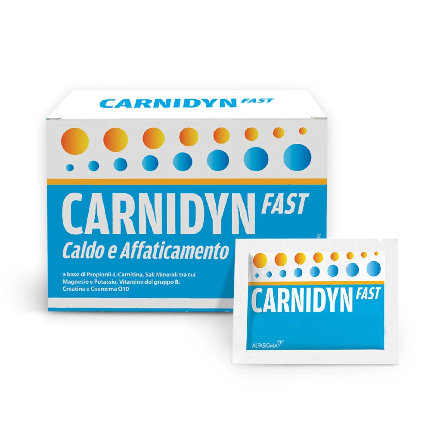 Carnidyn Fast | Sali Minerali, Creatina e Vitamine B | 20 Bustine
