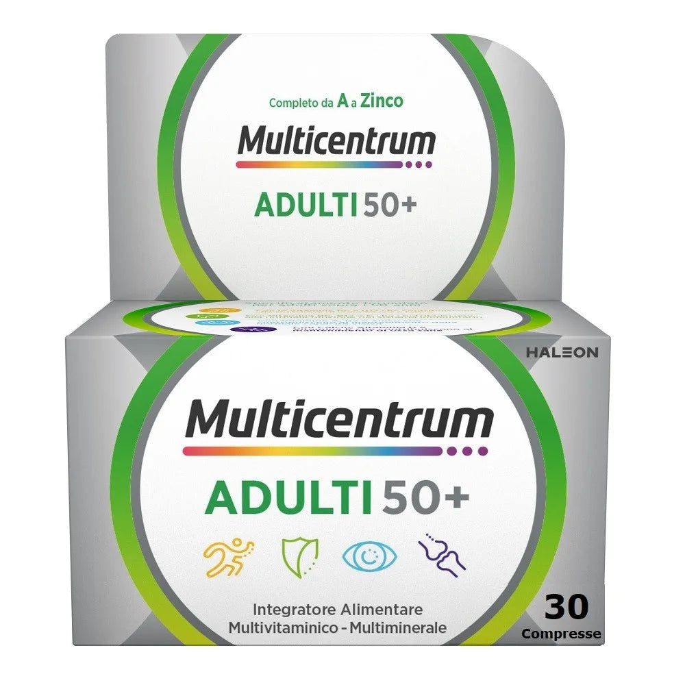 Multicentrum Adulti 50+ | Integratore Multivitaminico | 30 Compresse  