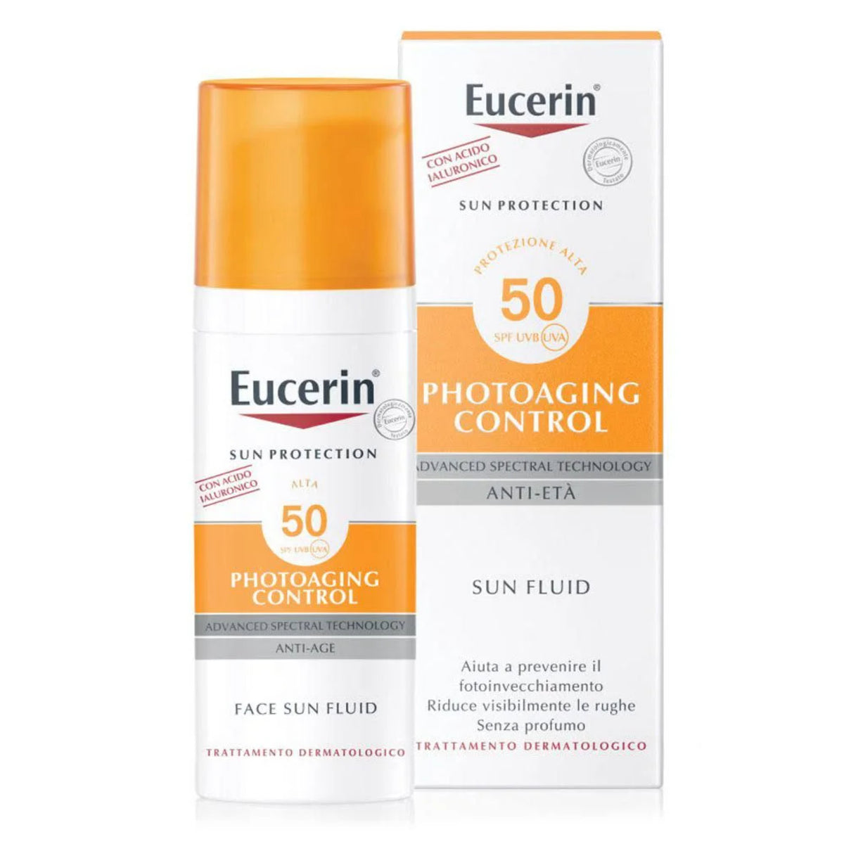 Eucerin Sun Fluid Spf50 Photoaging Control Protezione Solare Viso Protezione Molto Alta 50ml  