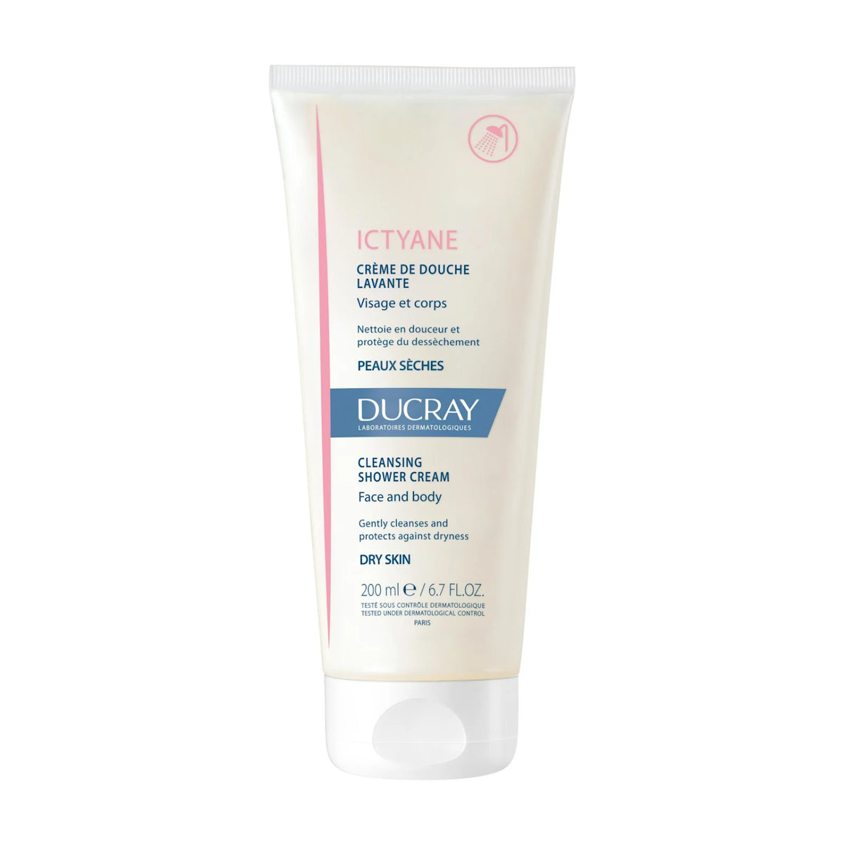 Ducray Ictyane | Crema Doccia Detergente Pelle Secca | 200 ml  