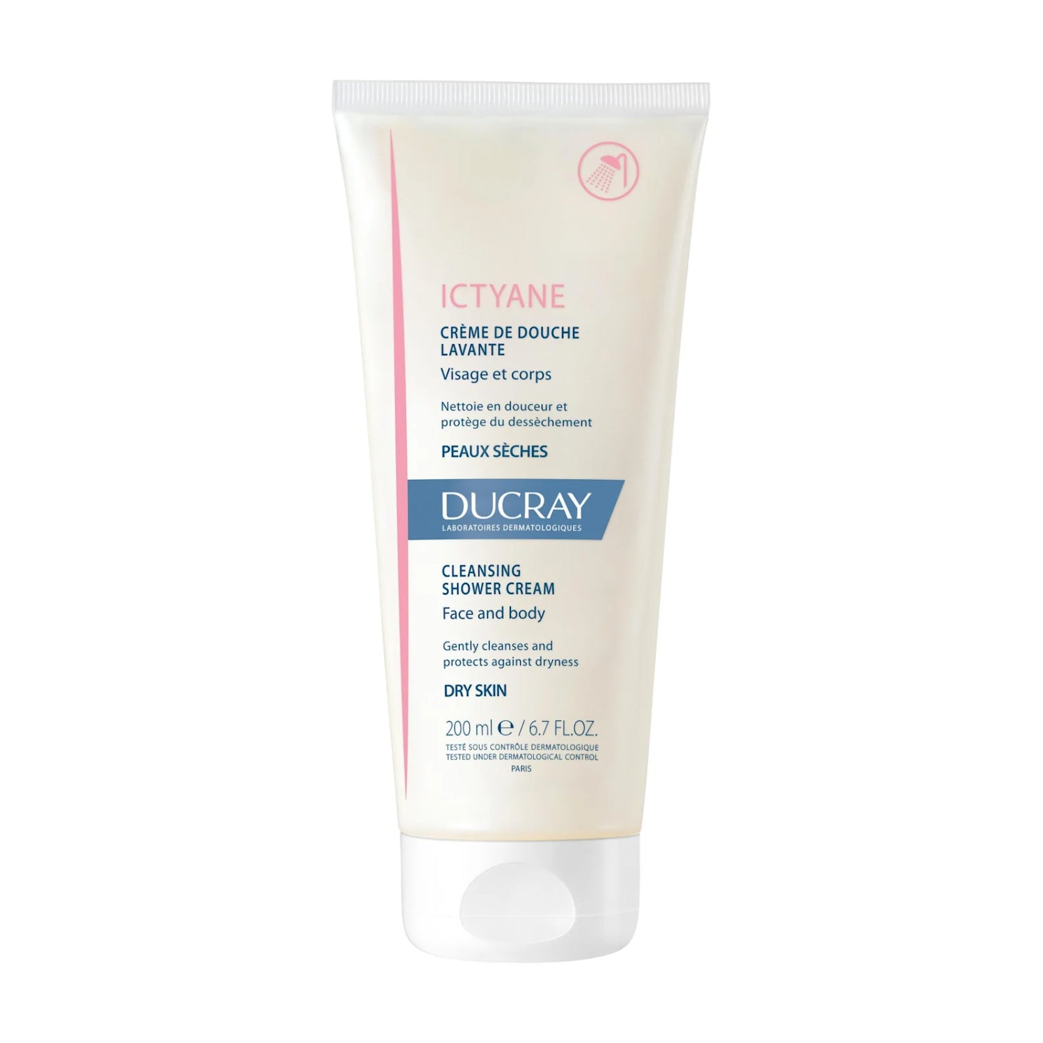 Ducray Ictyane | Crema Doccia Detergente Pelle Secca | 200 ml