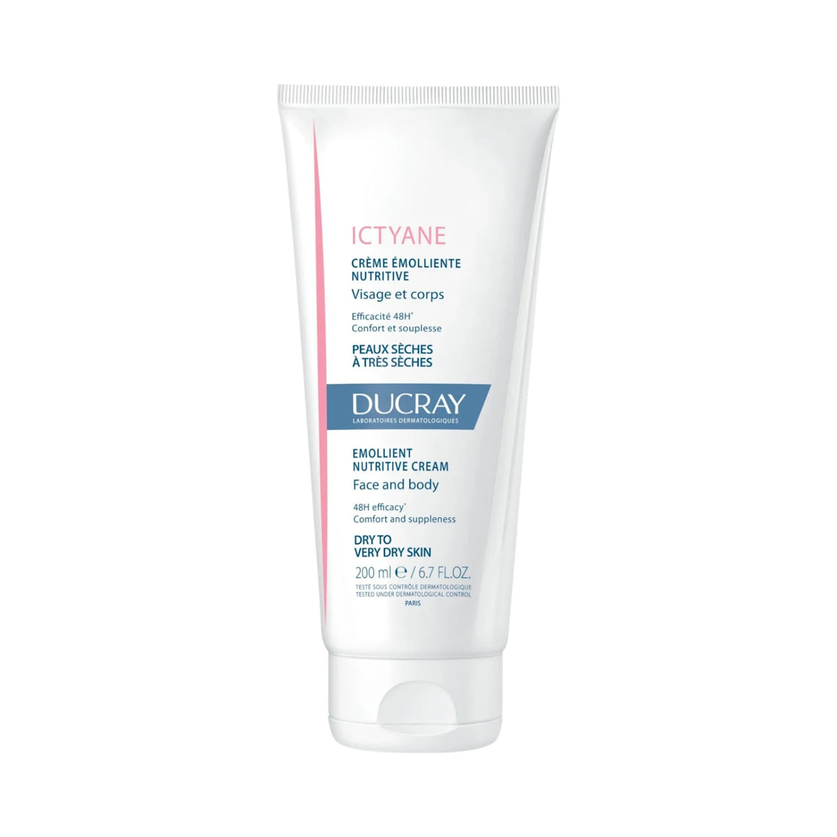 Ducray Ictyane | Crema Emolliente Nutritiva Pelle Secca | 200 ml  