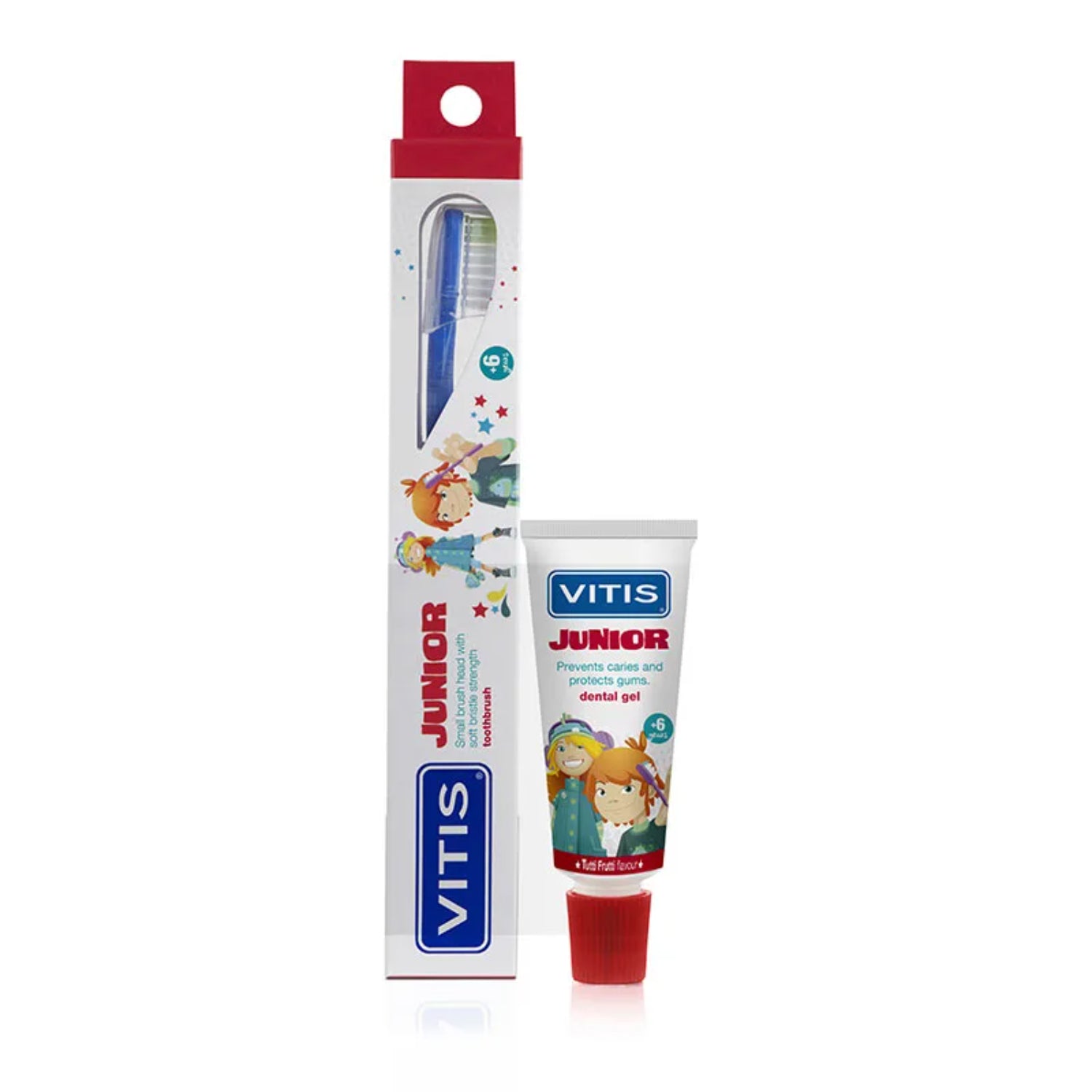Vitis Junior | Kit Spazzolino Dentifricio Gel Bambini | 15 ml