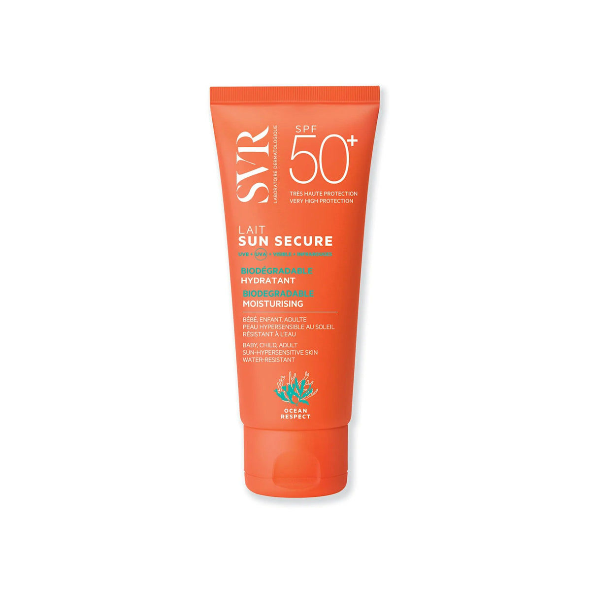 Svr - Sun Secure Lait Spf50+ Latte Fluido Viso E Corpo Protezione Solare Molto Alta 100ml  
