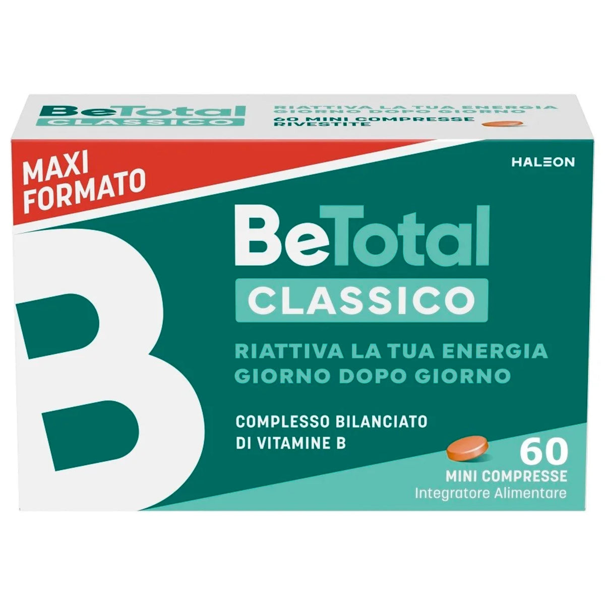 BeTotal Classico | Integratore Vitamine Gruppo B | 60 Compresse  