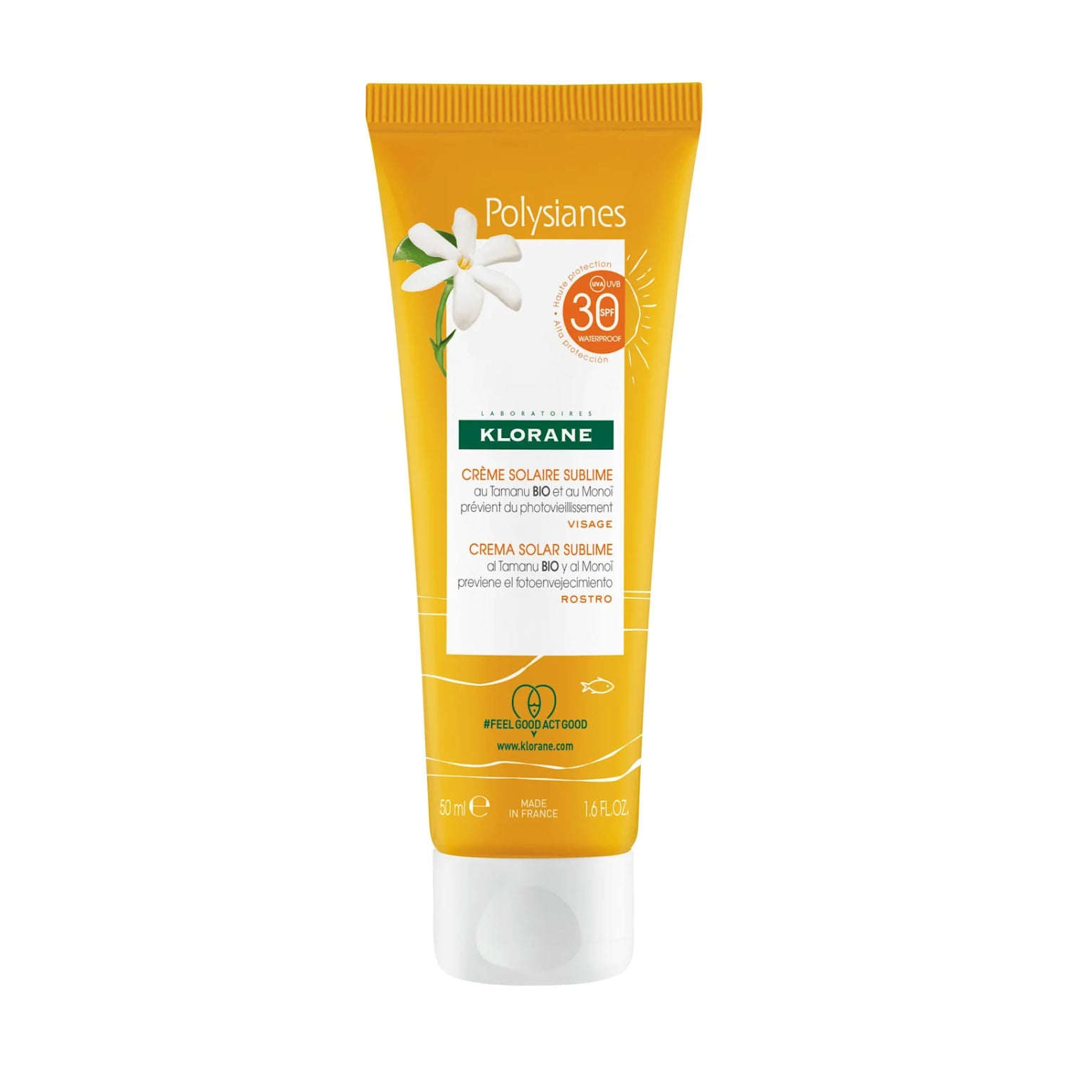 Klorane Les Polysianes Crema Solare Sublime Spf30 50ml
