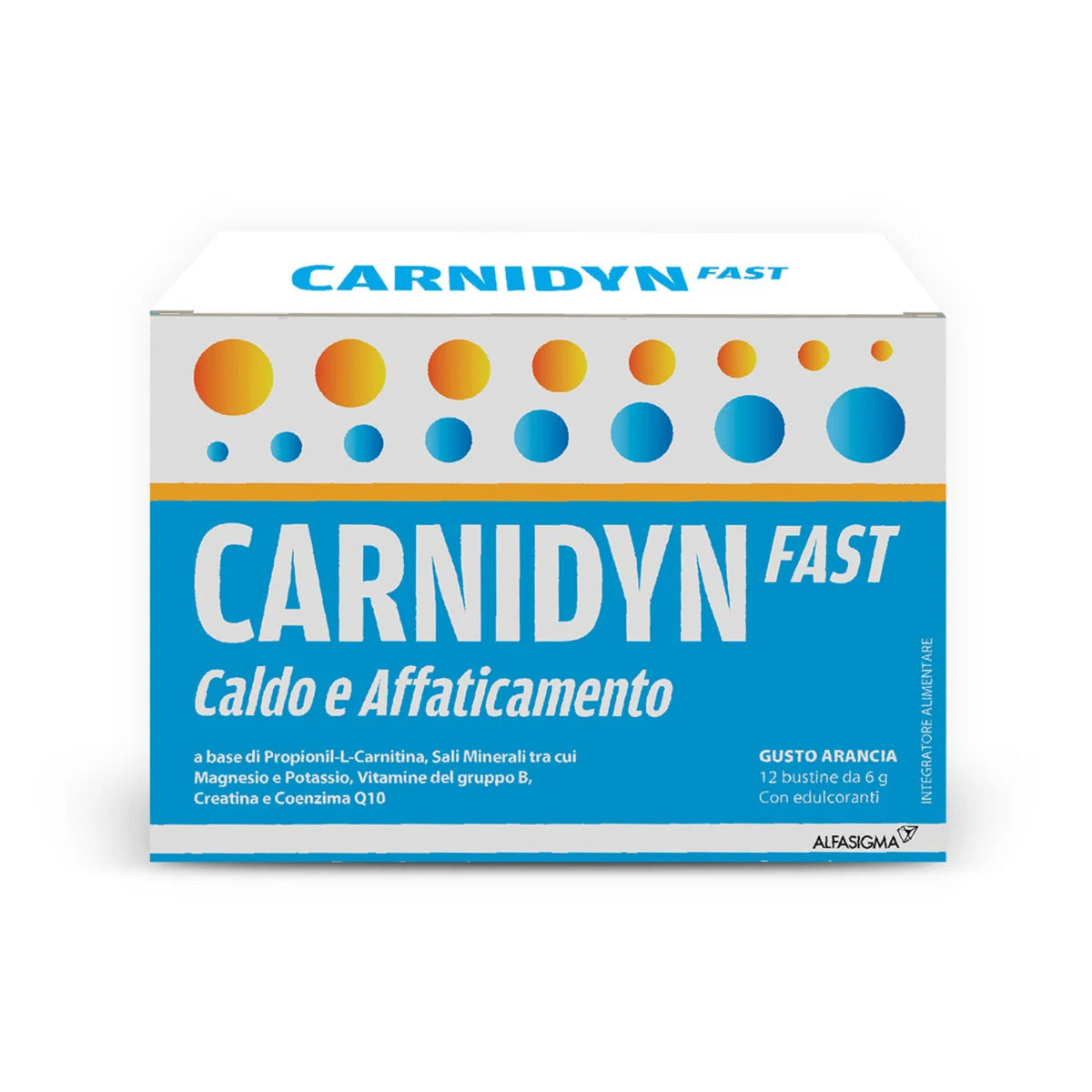 Carnidyn Fast | Sali Minerali, Creatina e Vitamine B | 12 Bustine  