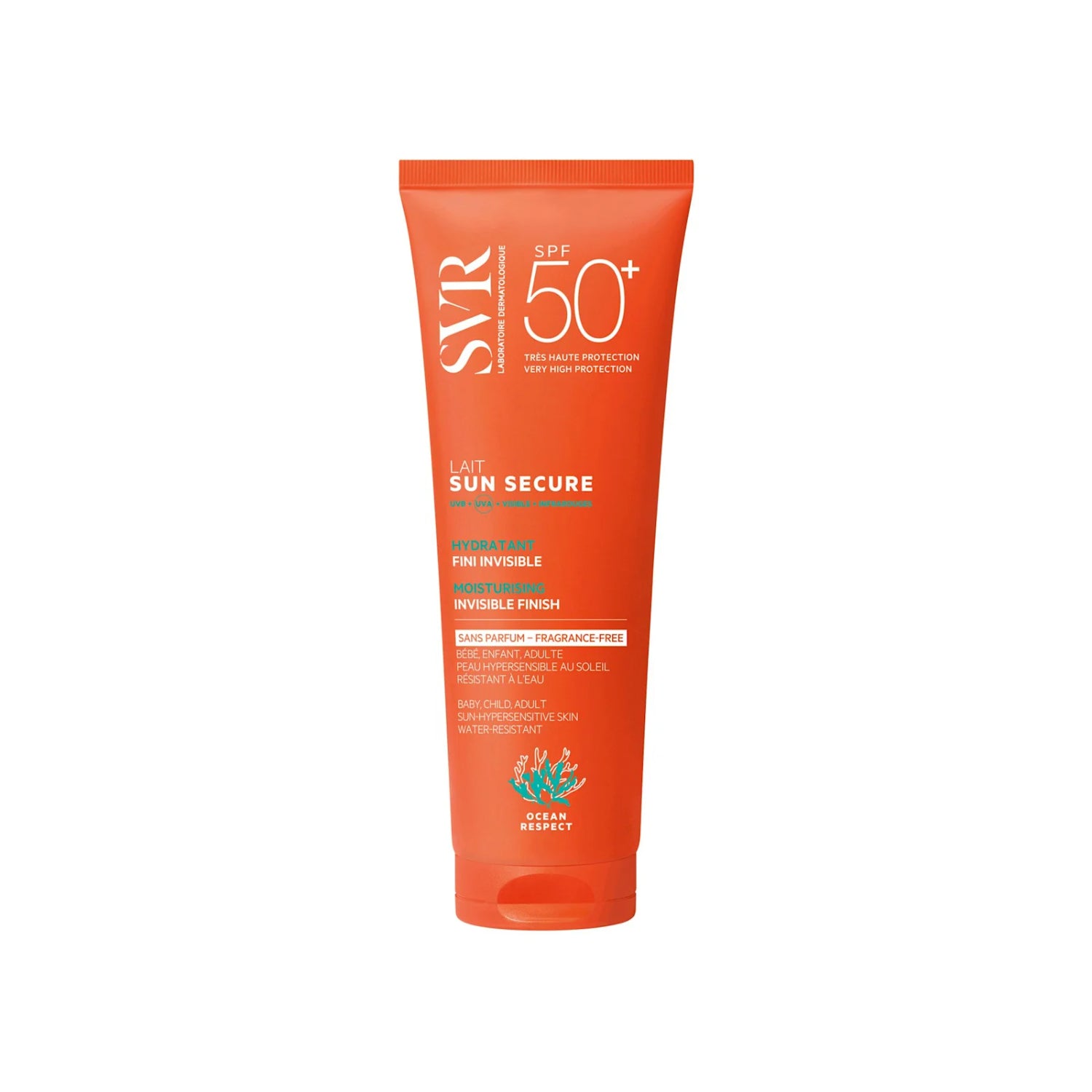 Svr - Sun Secure Lait Spf50+ Sans Parfum Latte Fluido Viso E Corpo Protezione Solare Molto Alta Senza Profumo 250ml
