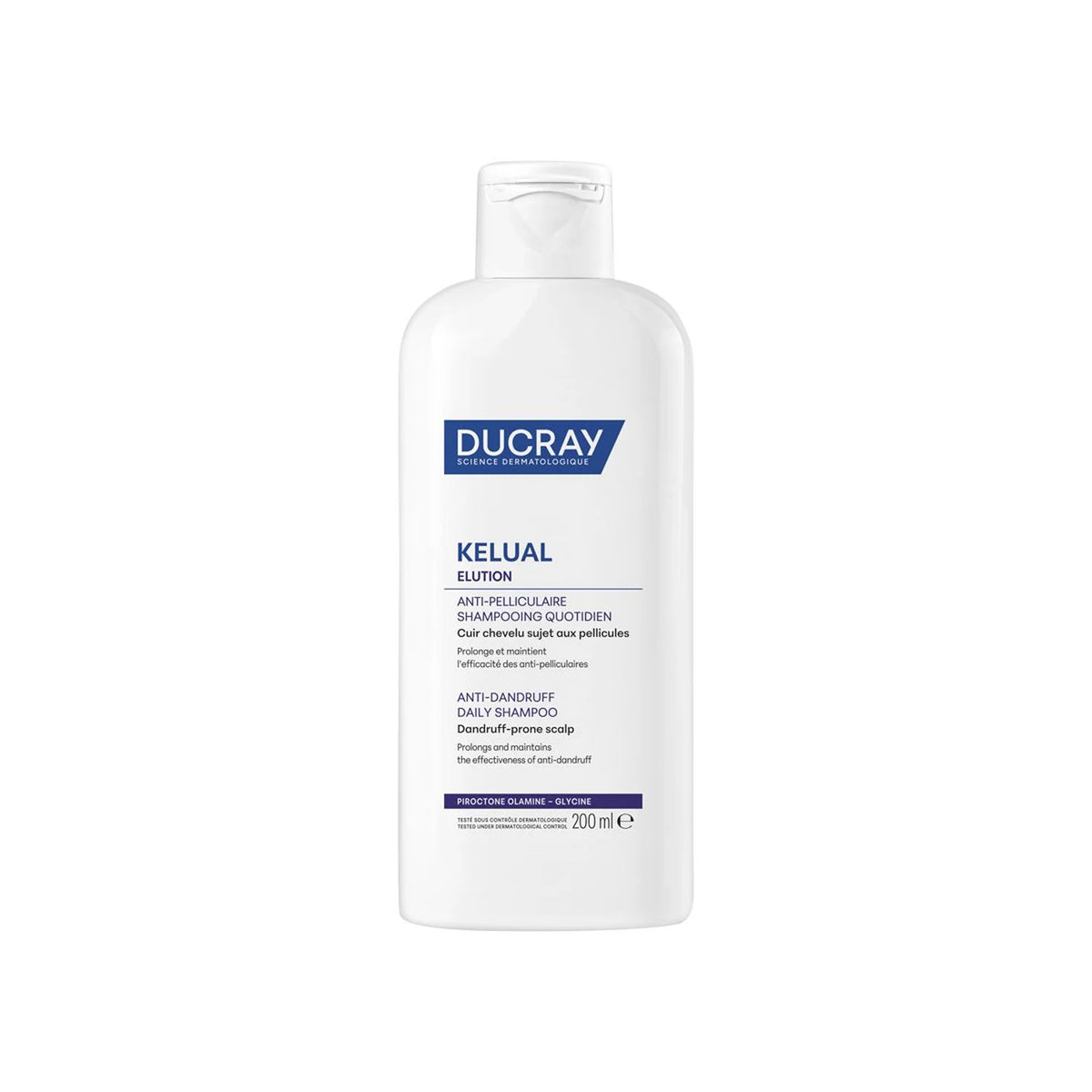 Ducray Kelual Elution | Shampoo Equilibrante Delicato Antiforfora | 200 ml  
