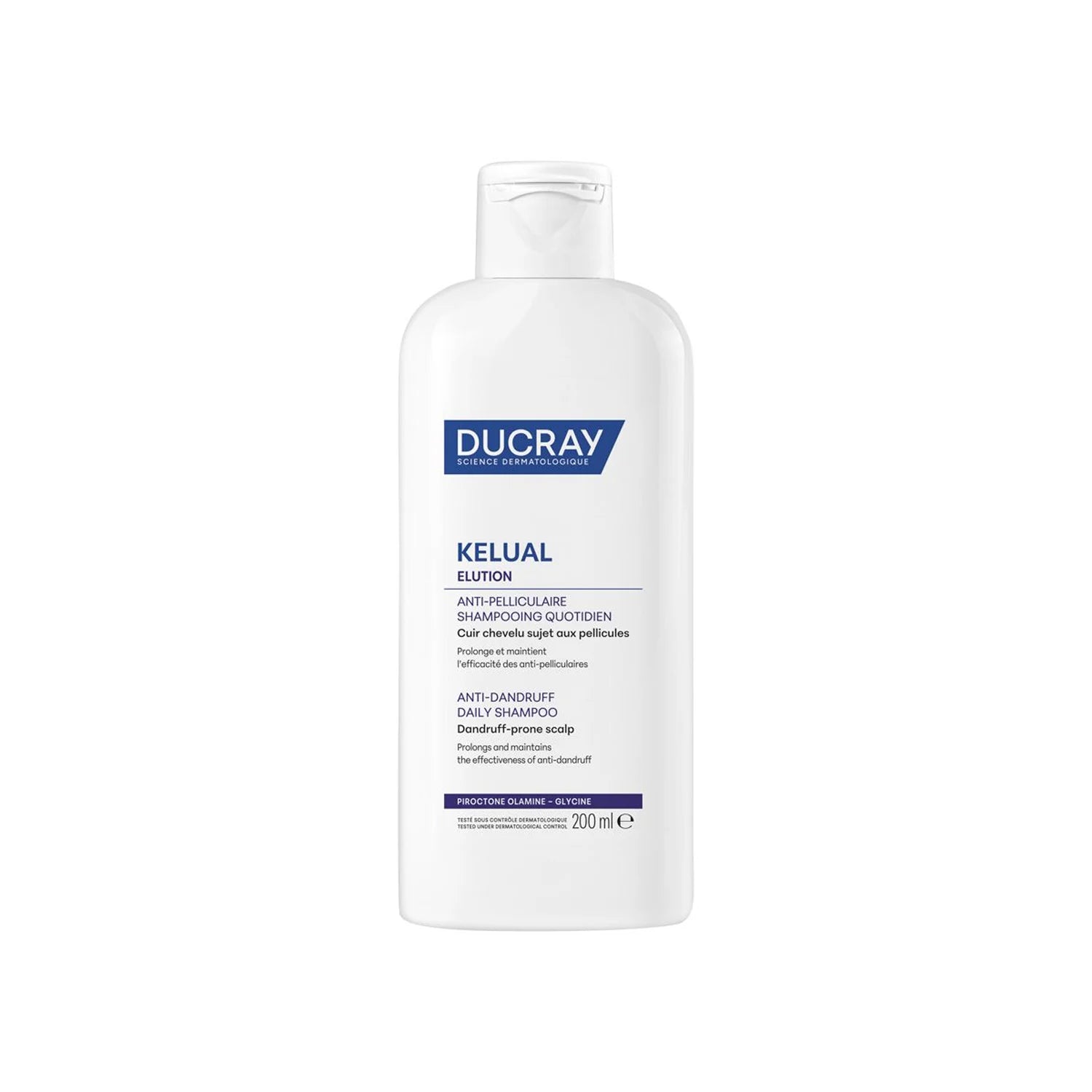 Ducray Kelual Elution | Shampoo Equilibrante Delicato Antiforfora | 200 ml