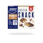 Enervit Protein Snack Caramello e Arachidi | Barretta Proteica Low Sugar | 8 x 31 g  
