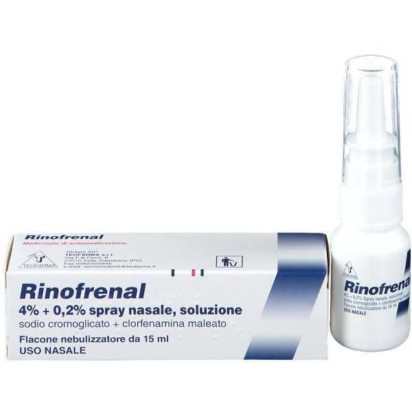 Rinofrenal | Spray Nasale Rinite Allergica | 15ml  