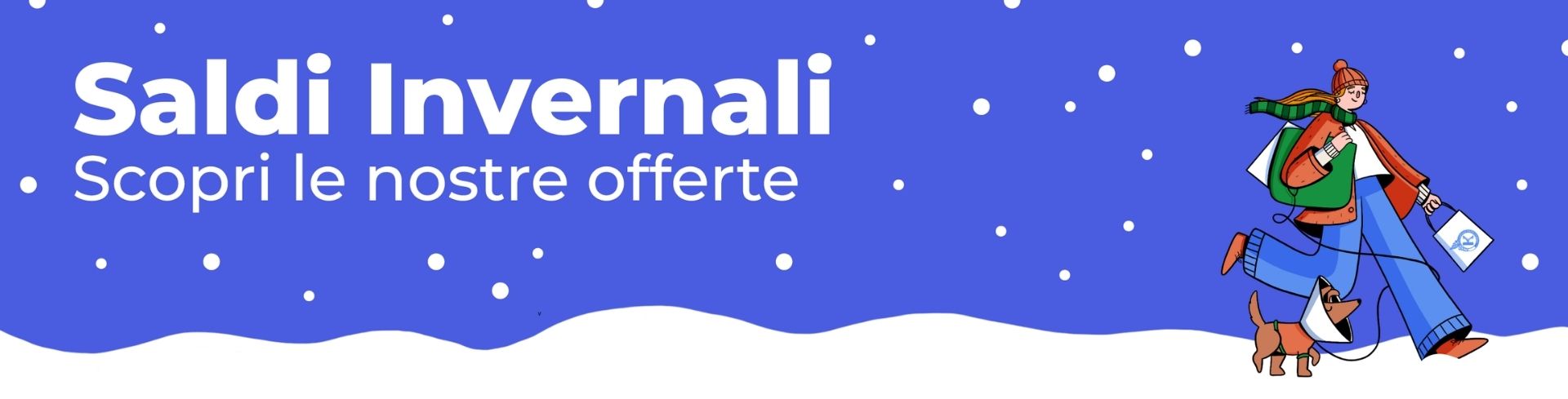 Saldi invernali 2026 banner desktop