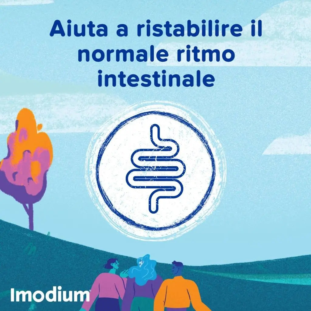 Imodium 2mg | Antidiarroico Loperamide | 12 Compresse Orosolubili