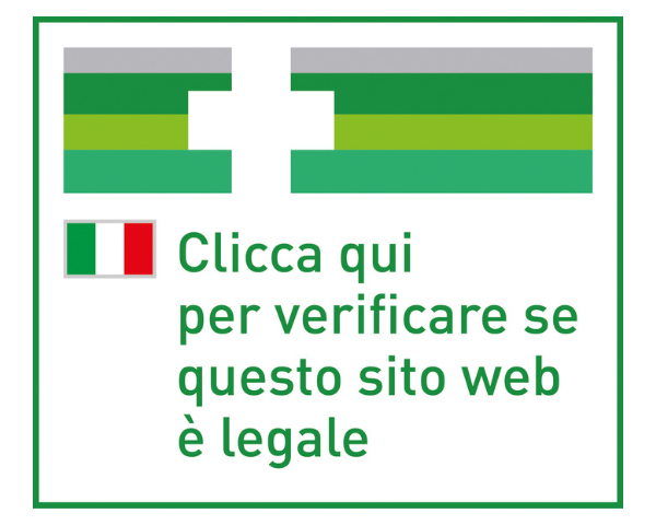 Banner che attesta che Farmacie Vigorito è un soggetto autorizzato al commercio online di medicinali
