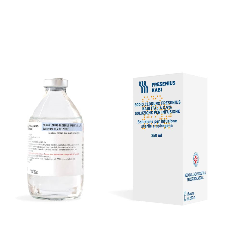Sodio Cloruro 0,9% FKI | Soluzione Fisiologica | 250 ml
