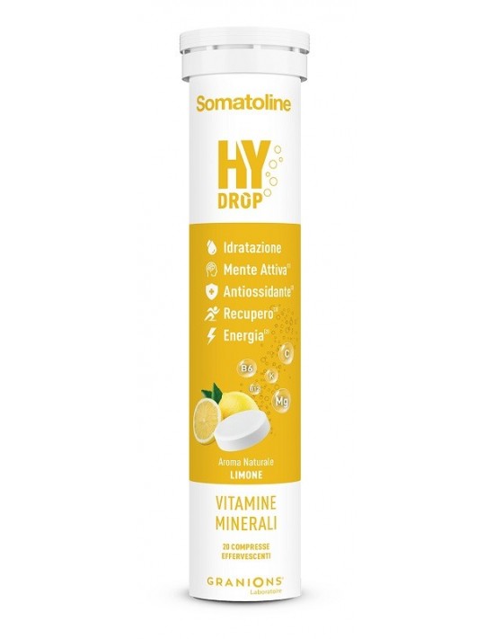Somatoline Hydrop Limone | Sali Minerali Vitamine | 20 Compresse