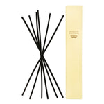 Acqua Di Bolgheri Bastoncini in Rattan Neri | Ricambio per Diffusori 200ml 500ml 1000ml  
