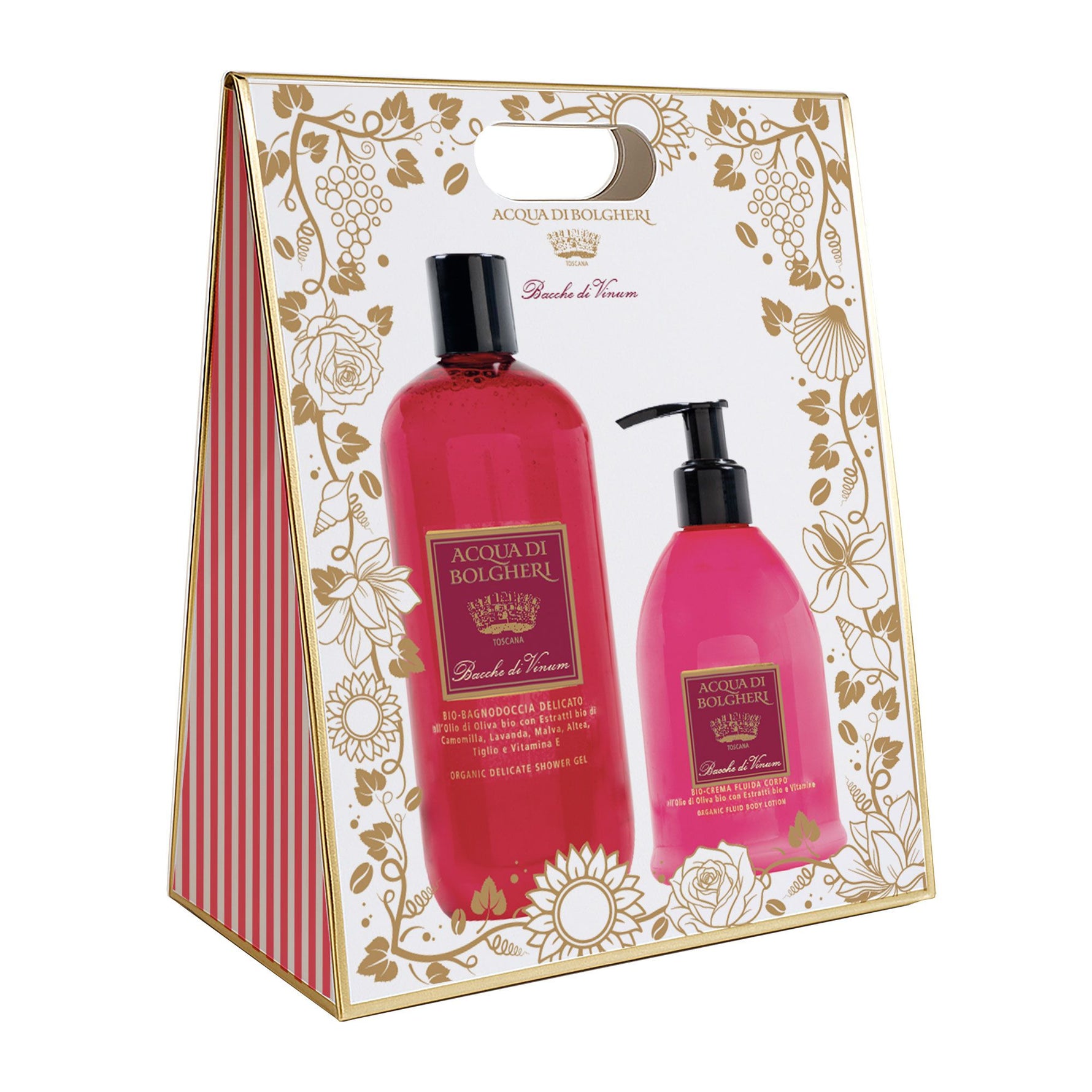 Acqua Di Bolgheri Cofanetto Bag Bio-Corpo Bacche Di Vinum
