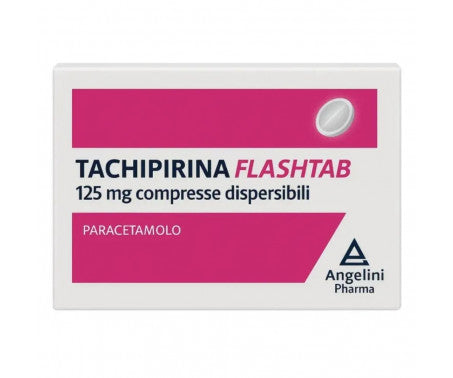 Tachipirina Flashtab | Farmaco Paracetamolo 125mg | 12 Compresse Dispersibili  