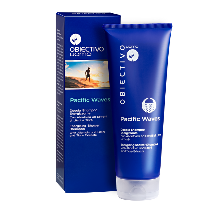 Obiectivo Uomo Pacific Waves Doccia Shampoo | Energizzante | 250 ml
