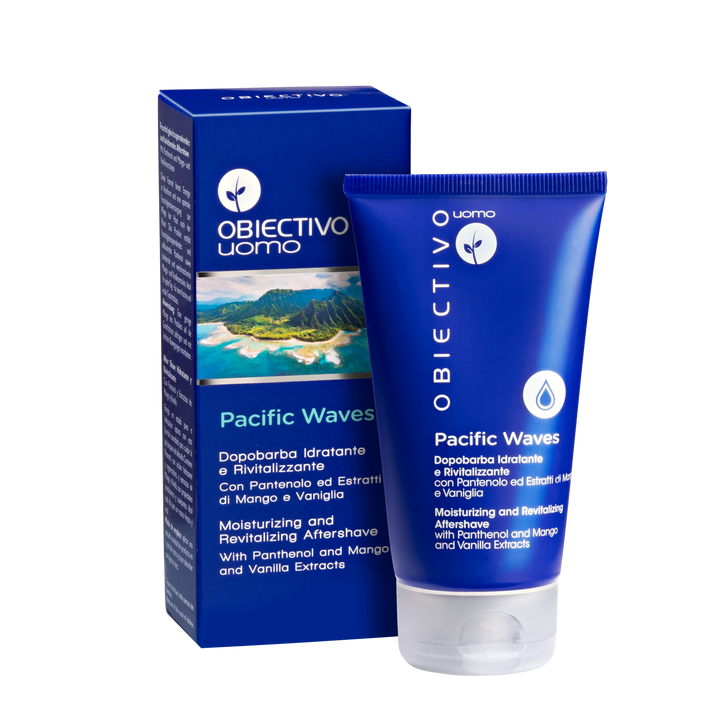 Obiectivo Uomo Pacific Waves Dopobarba | Idratante Rigenerante | 75 ml
