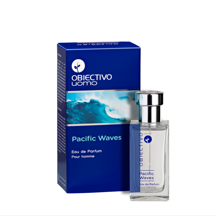 Obiectivo Uomo Pacific Waves Eau de Parfum | Fragranza Fresca | 50 ml