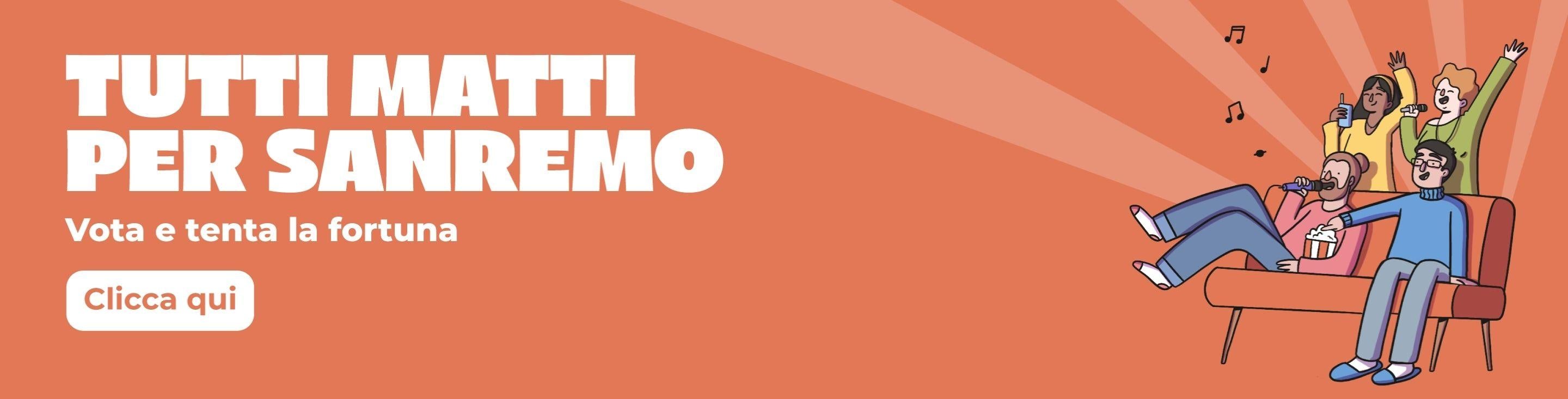 tutti matti per sanremo: vota e tenta la fortuna