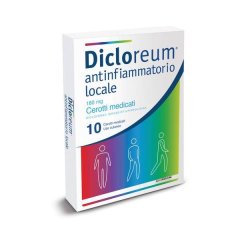 Dicloreum Antinfiammatorio 10 Cerotti Medicati 180 mg