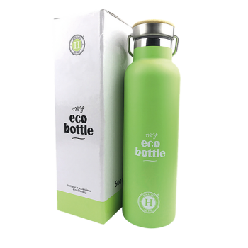 himalaya my eco bottle bottiglia termos acciaio colore verde 600ml