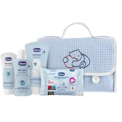 chicco natural sensation baby cosmetic set blu- età consigliata 0m+