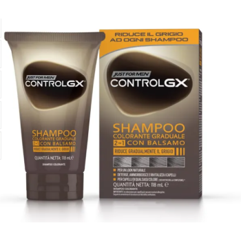 just for men control gx shampoo/balsamo colorante uomo 2in1 118 ml