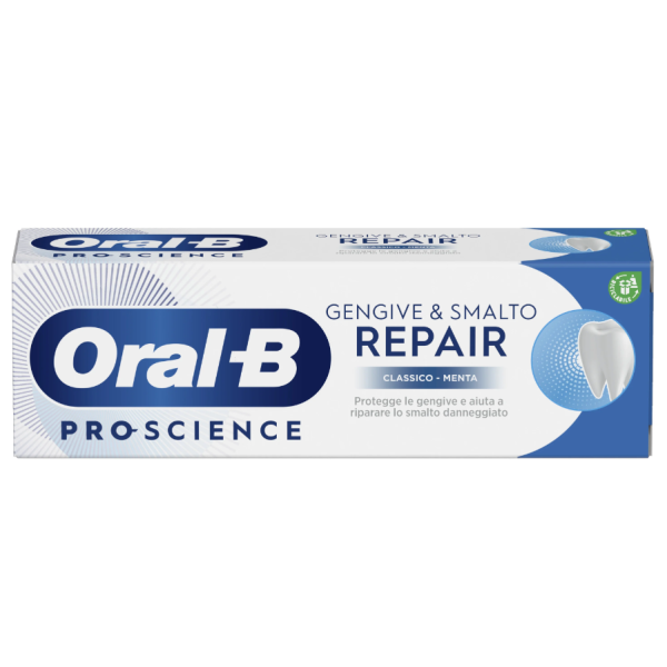 Oral-B Dentifricio Gengive e Smalt Repair Classico Pacco Doppio 2 x 75ml