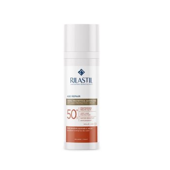 rilastil sun system age repair spf50+ crema solare viso anti-fotoinvecchiamento 40ml