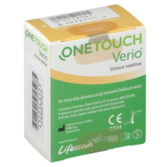One Touch Verio - Strisce Reattive Per La Misurazione Della Glicemia 25 Pezzi