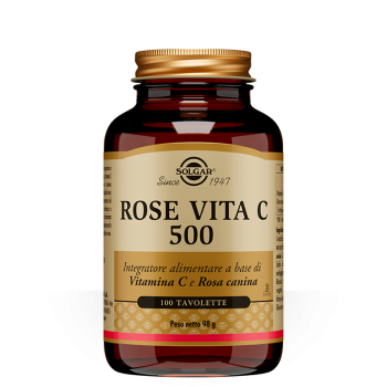 solgar - rose vita c 500 - 100 tavolette