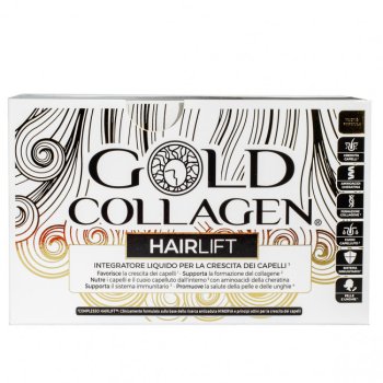 gold collagen hairlift per favorire la crescita dei capelli 10 flaconcini