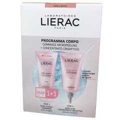 lierac cofanetto body slim concentrato crioattivo 150ml + body hydra gommage 200ml