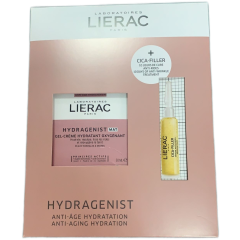 lierac cofanetto hydragenist mat gel crema 50ml + fiala cica filler 10 giorni