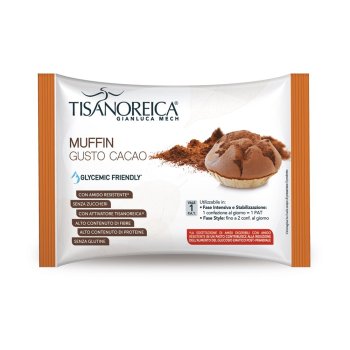 gianluca mech - tisanoreica glycemic friendly muffin cacao 40g