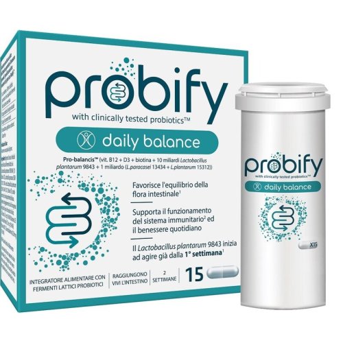 Probify Daily Balance Probiotici 15 Capsule