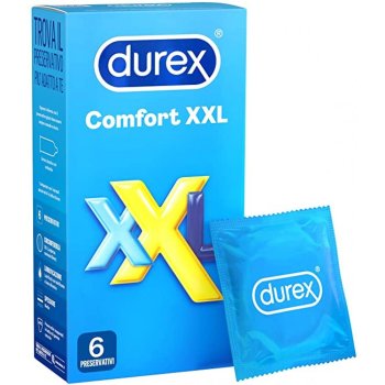 durex comfort xxl extra large 6 pezzi