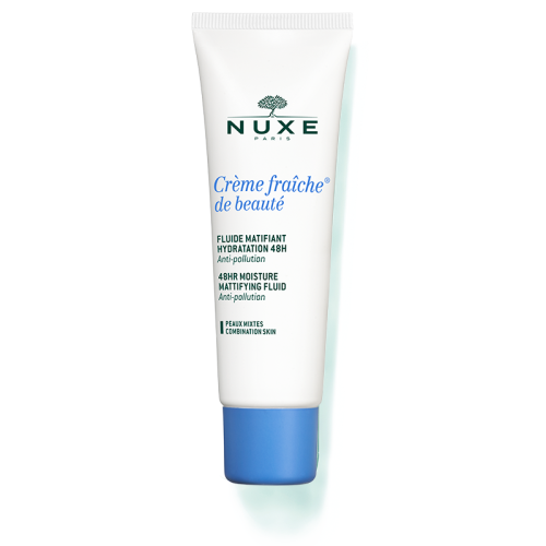 Nuxe Crème Fraîche de Beauté Fluido Matifiant Idratante Viso Pelli Sensibili e Miste 50ML