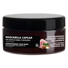 polifenoli naturali e acido ialuronico maschera capelli camelia macadamia 300ml